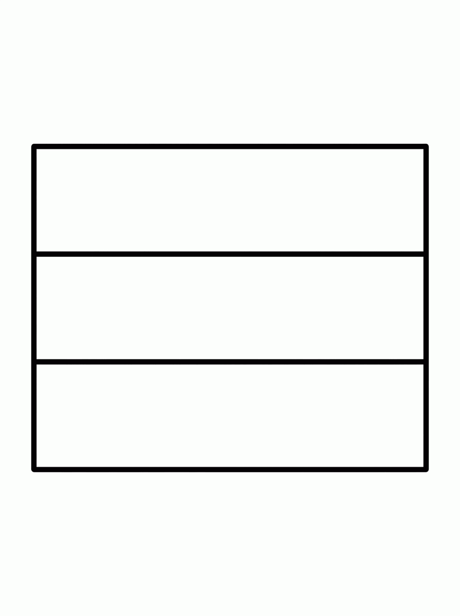 Bandeira da Austria (Flat) para colorir