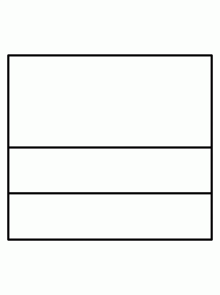 Bandeira da Colombia (Flat) para colorir