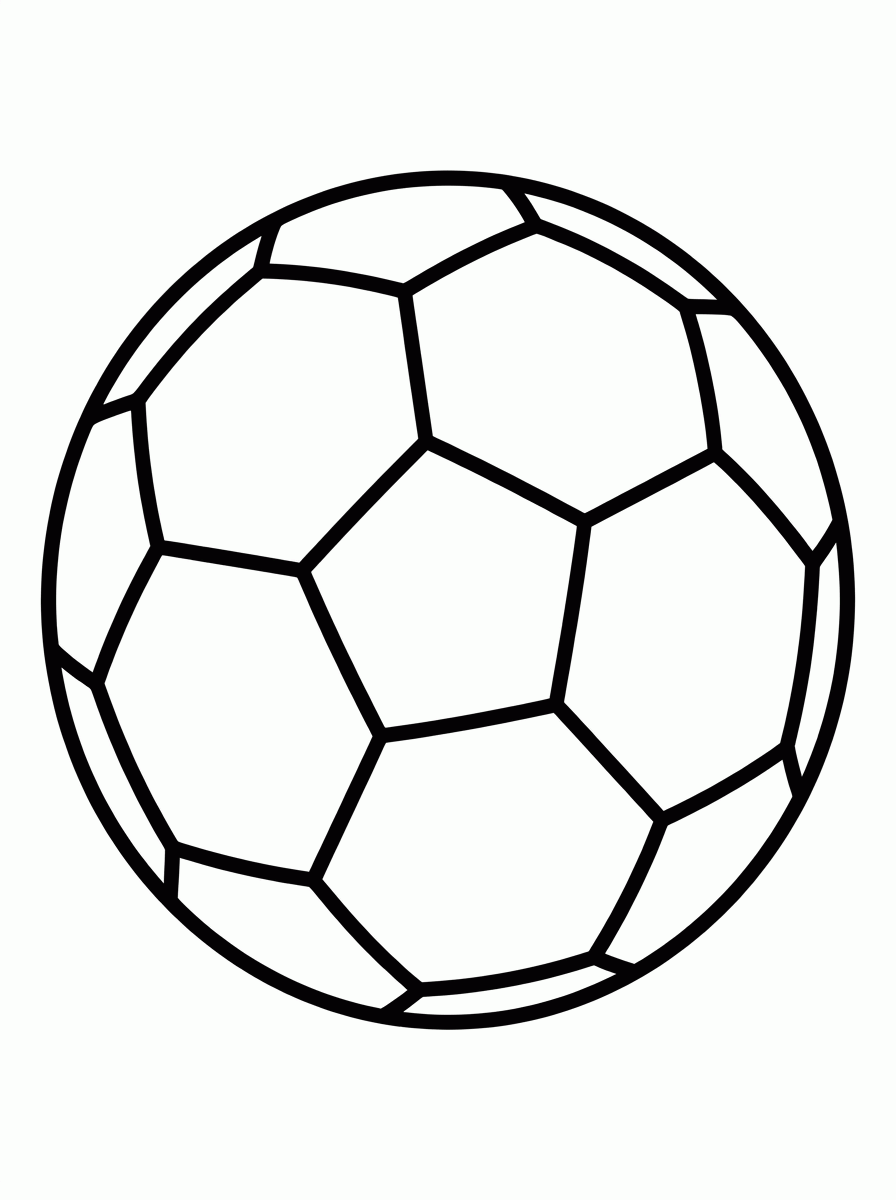 Bola de Futebol para colorir