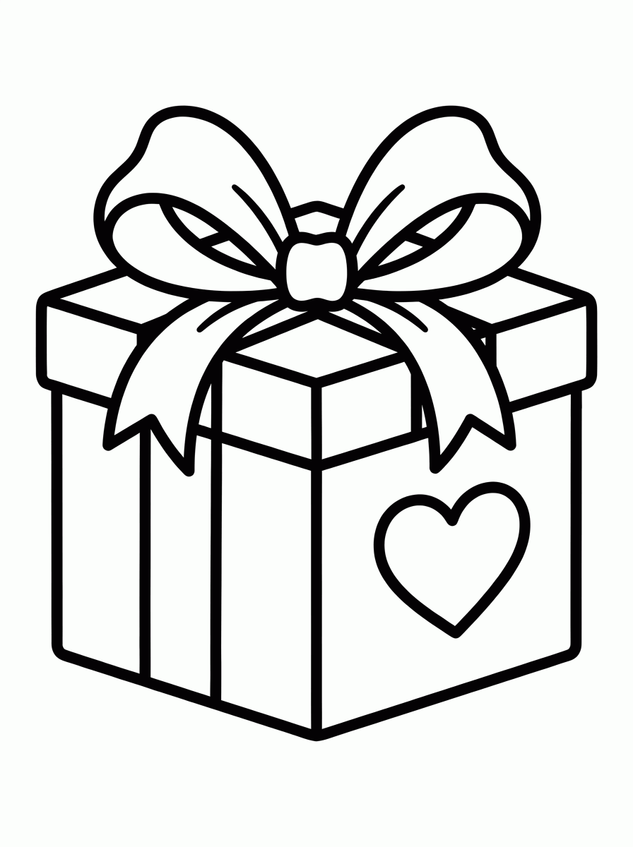 Presente para a Mamãe para colorir
