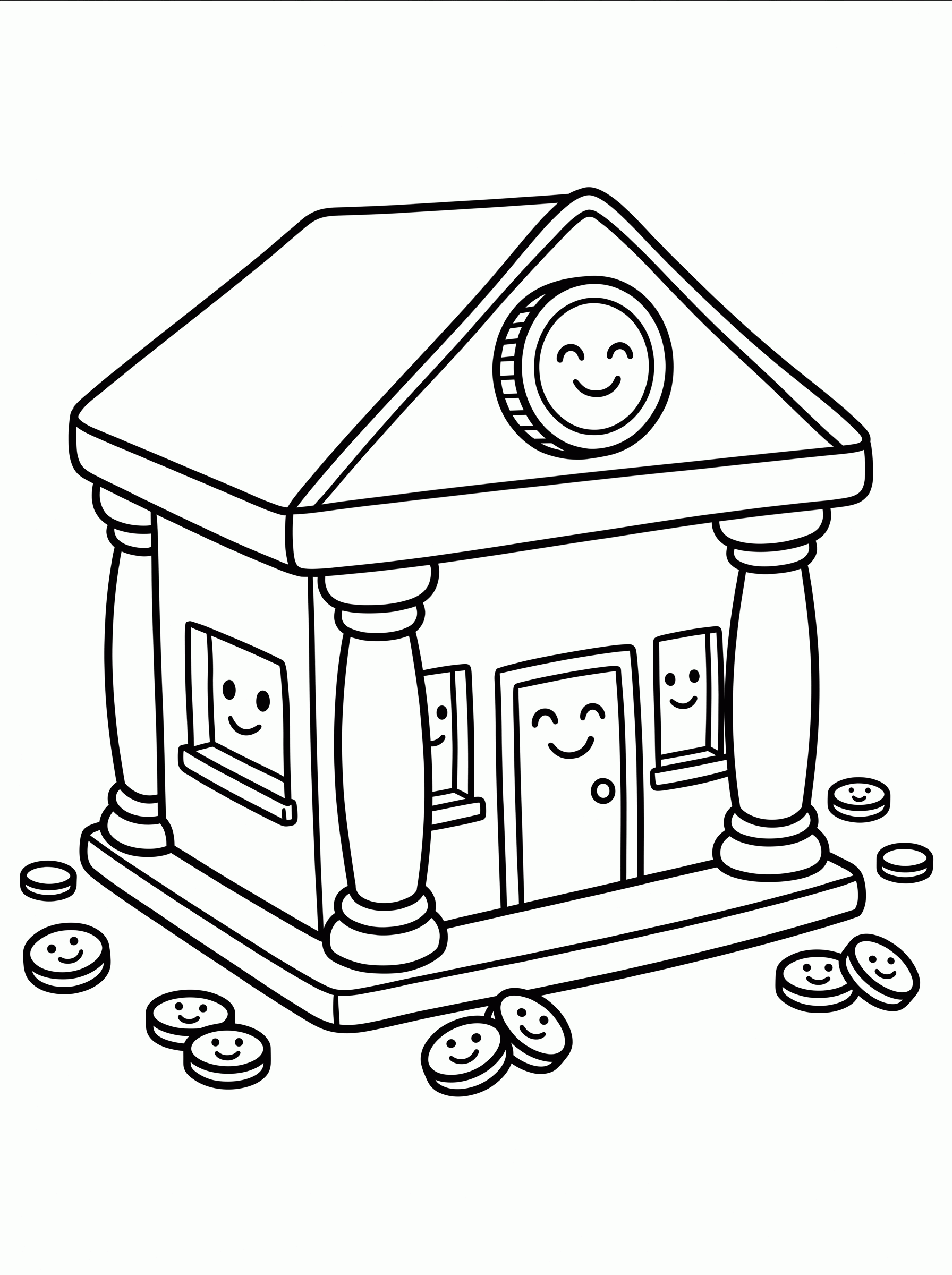 Banco para colorir
