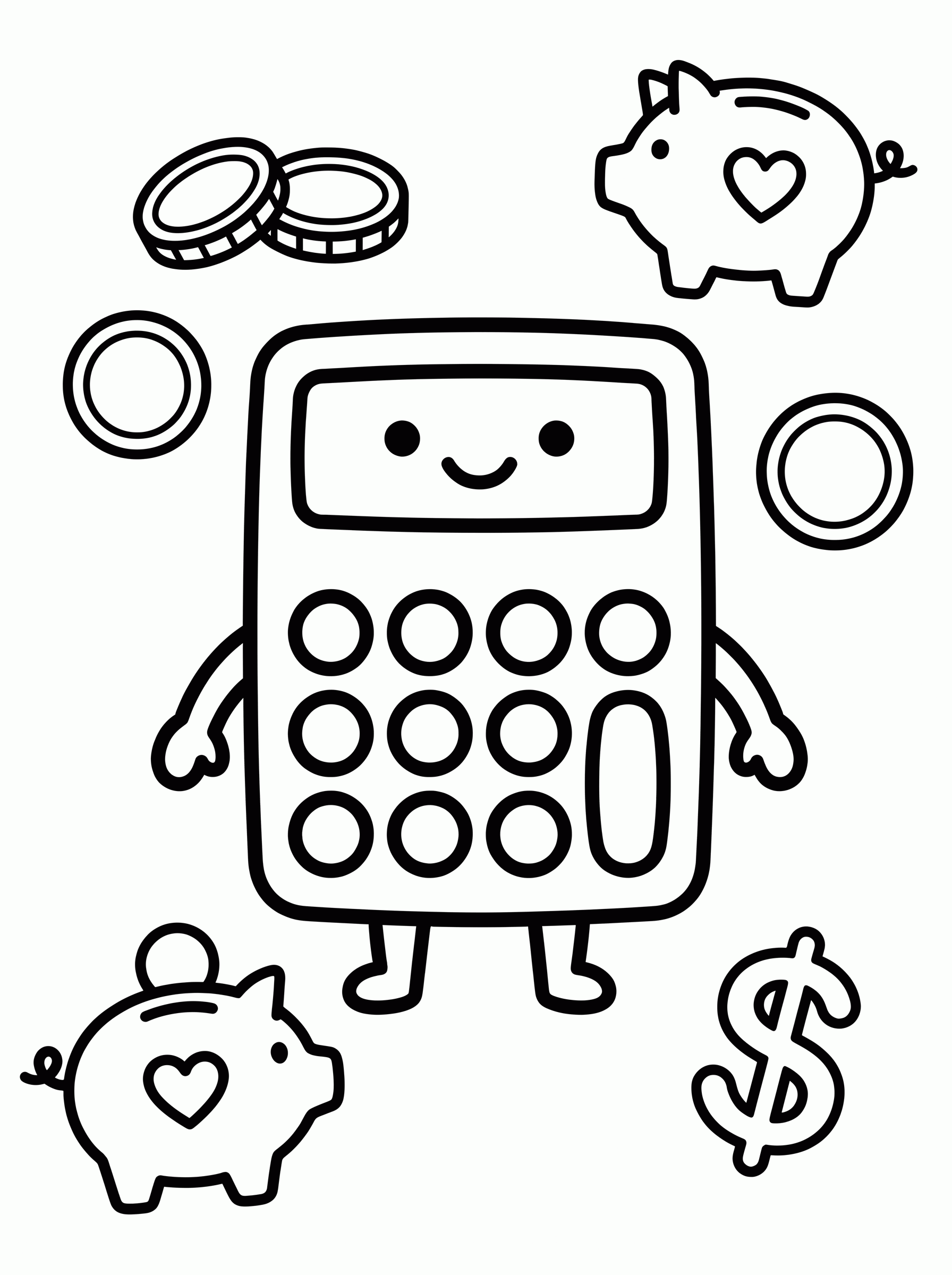 Calculadora para colorir