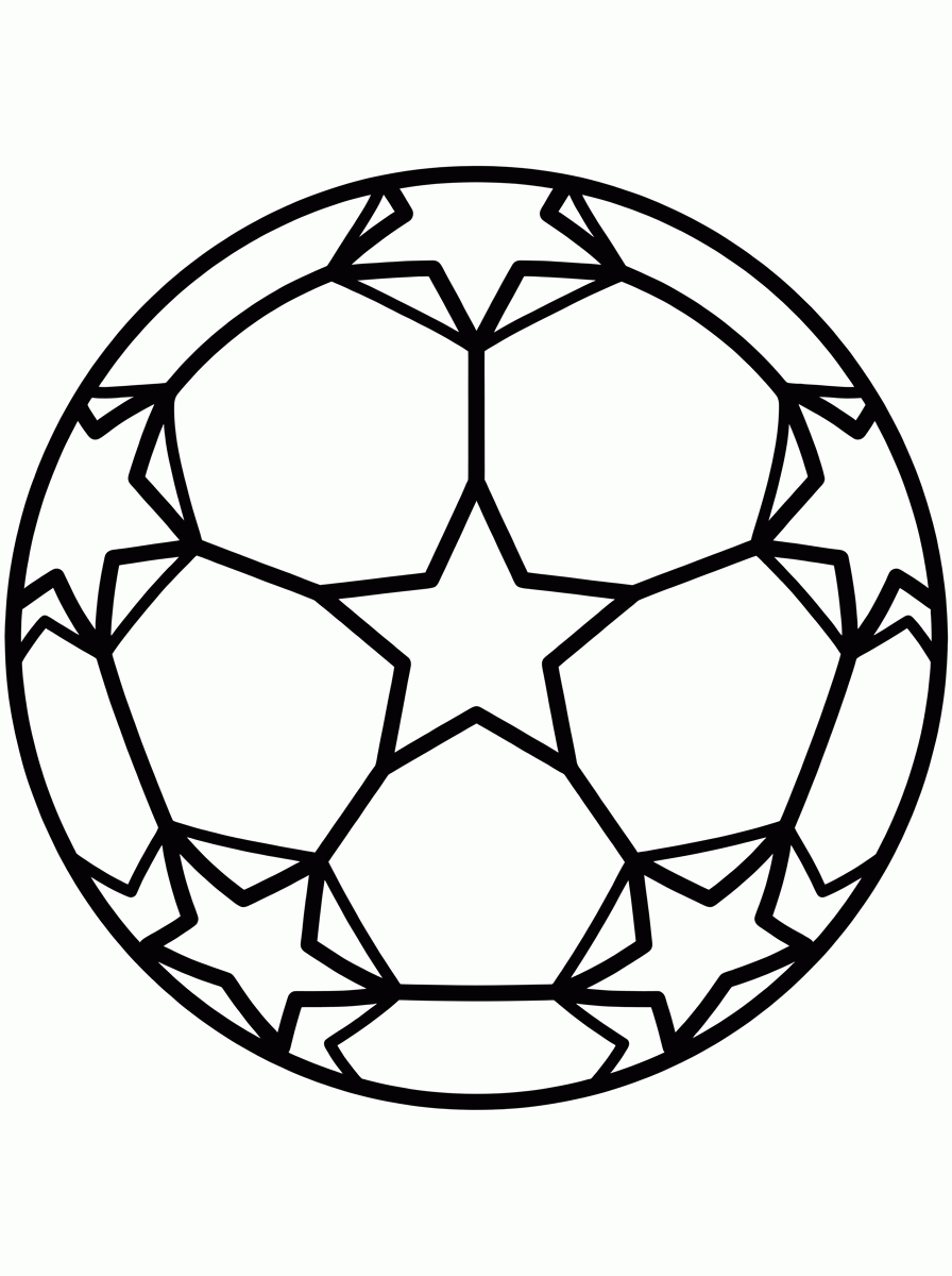 Bola de Futebol para colorir