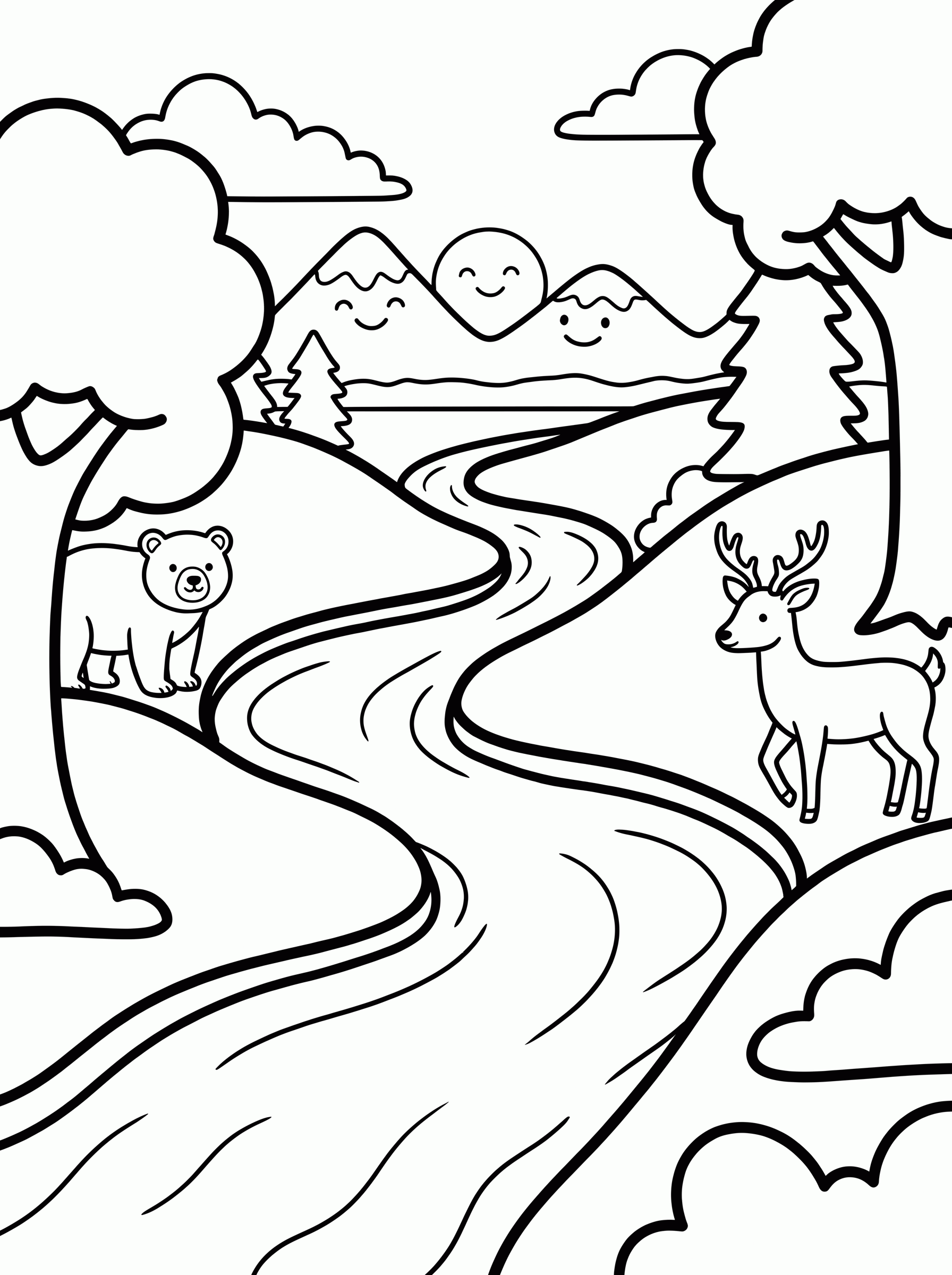 Rio para colorir