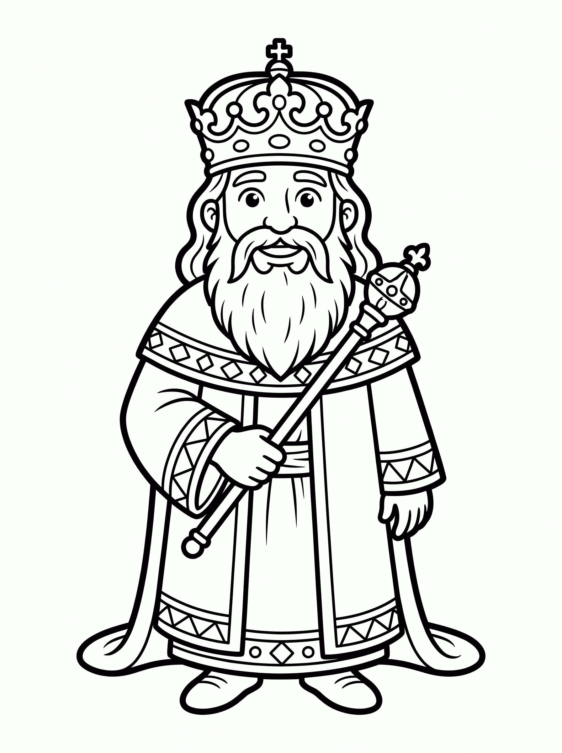 Coloriage de Charlemagne