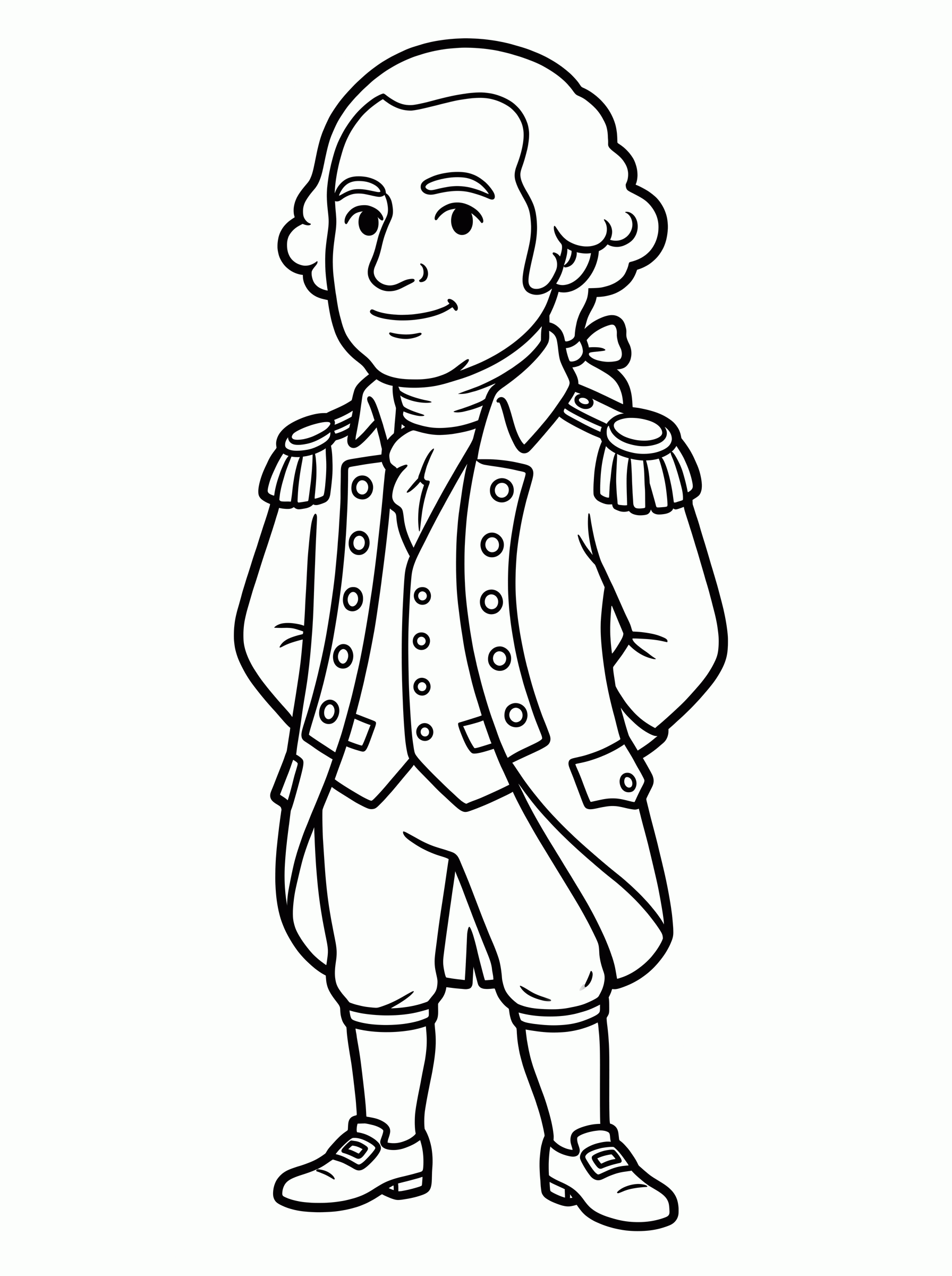 George Washington para colorir
