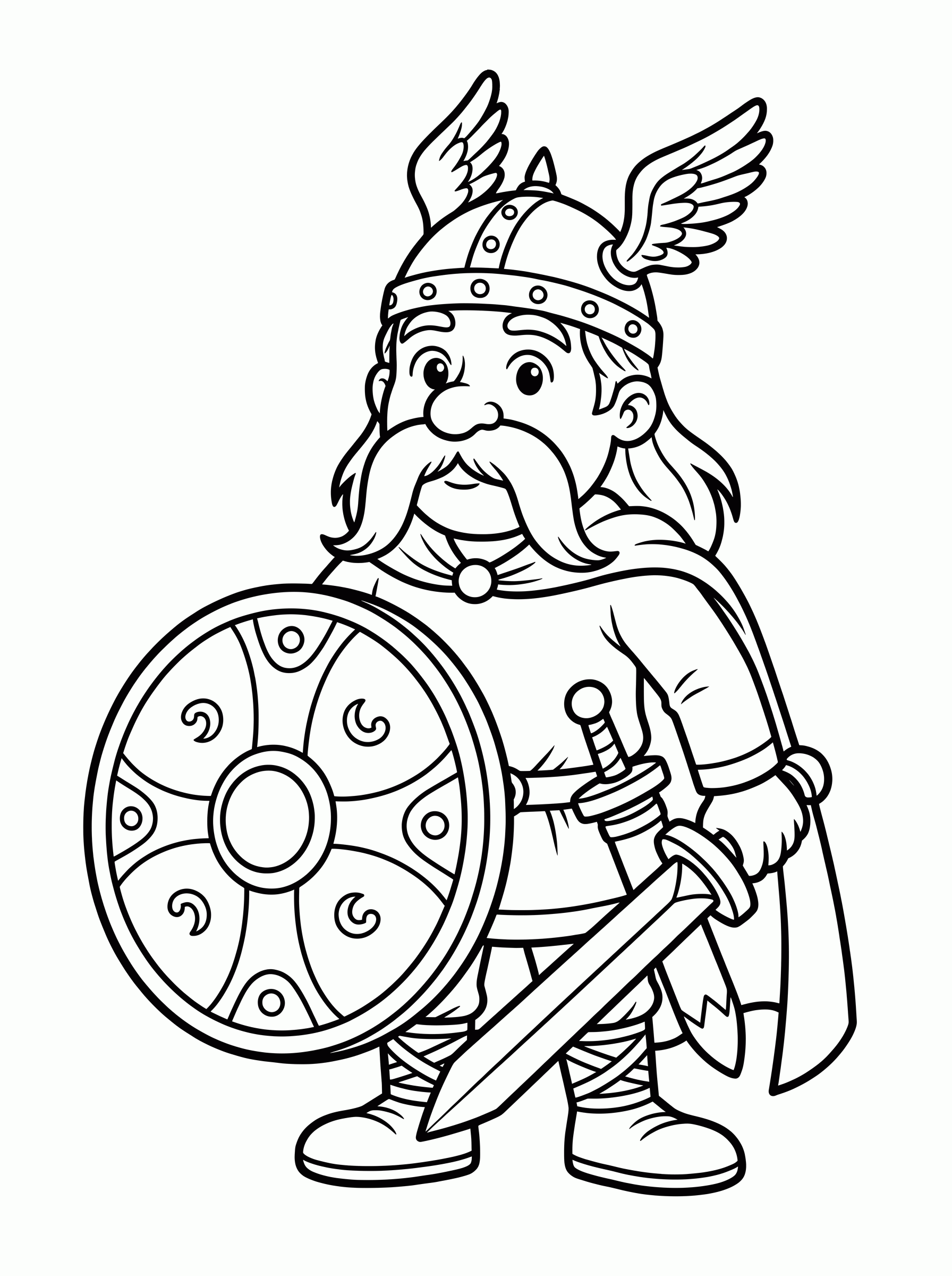 Vercingétorix para colorir