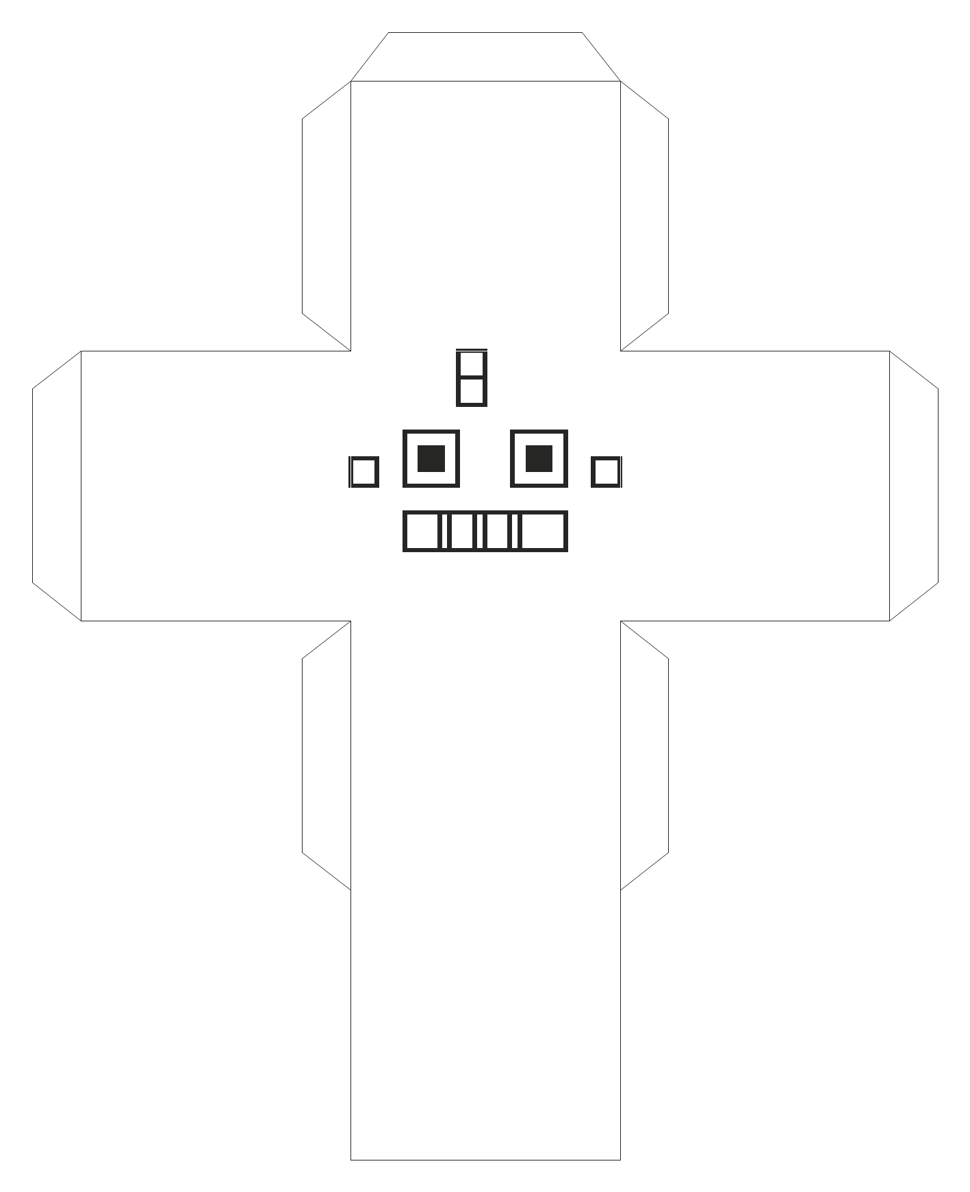 Robô pixel pra colorir
