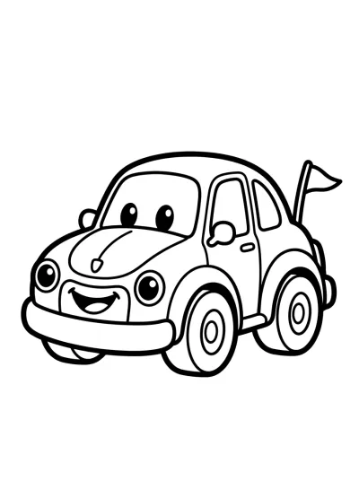 Desenho de Carrinho de Brinquedo para colorir