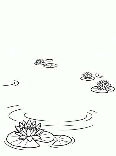 Desenho de O Cisne Bonito para colorir